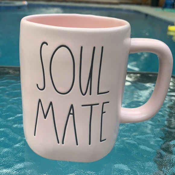 New Rae Dunn SOUL MATE Coffee Mug / Oven Mitt - Picture 2 of 9